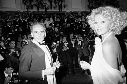 Cardin on the red carpet in Cannes, southern France, in 1979.