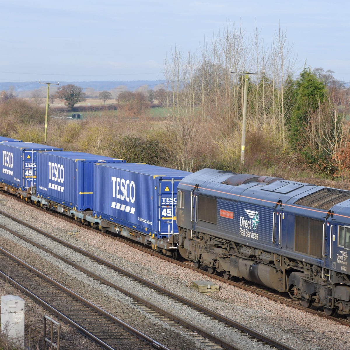 tesco credits use of rail freight for keeping shelves stocked in supply crisis tesco the guardian tesco credits use of rail freight for keeping shelves stocked in supply crisis tesco the guardian