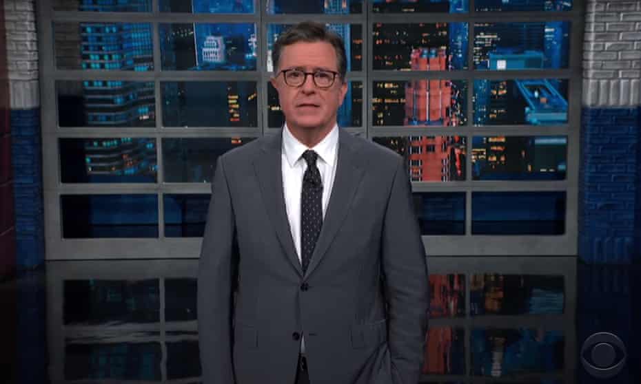 Stephen Colbert on Superman’s new motto: “It makes sense to change it. If Superman really followed the current American way, he would fly to school board meetings to scream about how the vaccine gave him heat vision.”