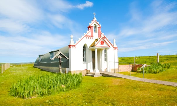 The Italian chapel, Orkney, Scotland.