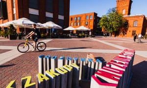 the Manufaktura museum and leisure complex in Łodź, which was once an industrial area. Poland.