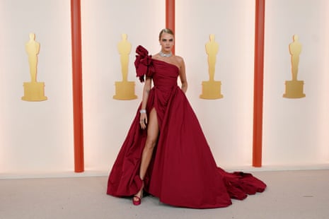 Cara Delevingne just reminded us of 2012 when Angelina Jolie’s right leg went viral. It’s nice to see red being embraced now that the trad carpet colour has been ditched.