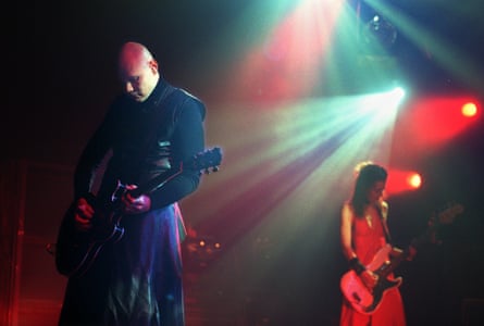 Corgan on stage in 2000.