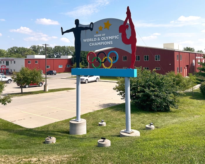 Ex-coach at renowned US gymnastics academy arrested on child sexual abuse images charge
