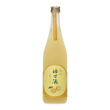 A bottle of Tenzan Yuzu Seishu
