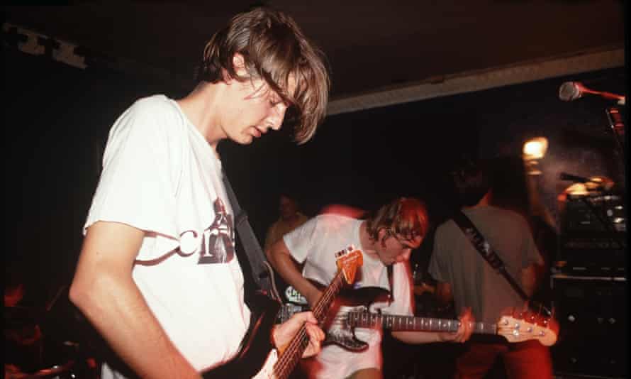 Striking a chord … Malkmus (left) and Ibold in 1992.