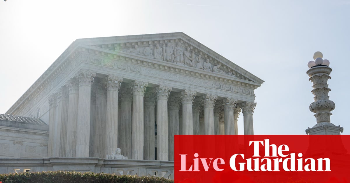 Trump to attend supreme court arguments on landmark birthright citizenship case - US politics live