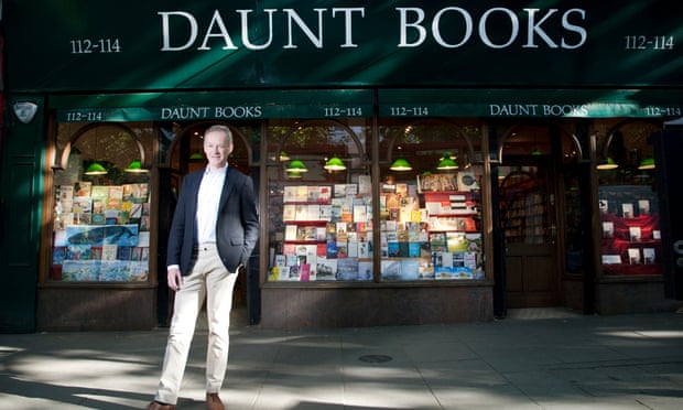 James Daunt ran an independent chain of six bookshops in London called Daunt Books.