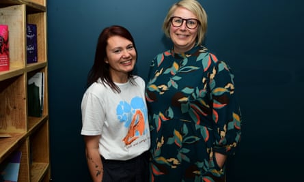 Catherine Gale and Clare Dawes at The Heath Bookshop in Birmingham.