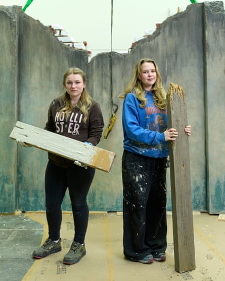 Set building for The Authenticator.