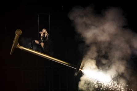 Finland’s Erika Vikman performs the song Ich Komme.