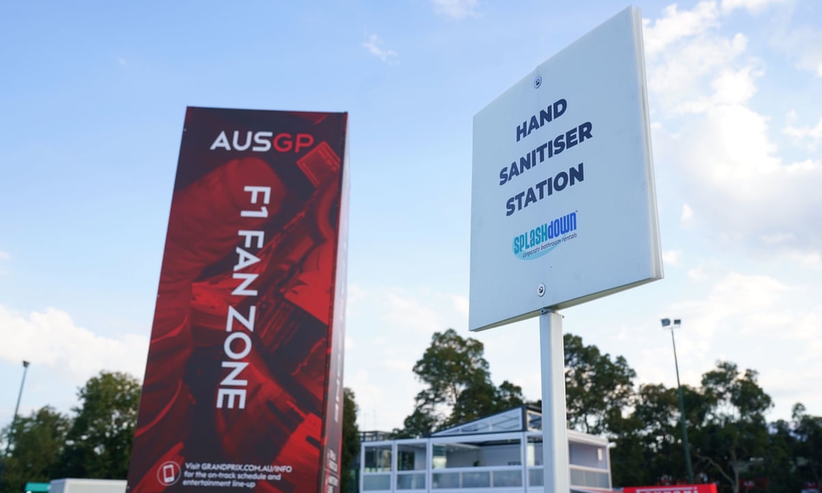 Australian Grand Prix Three F1 Team Members Placed In Isolation Over Coronavirus Fears Formula One The Guardian