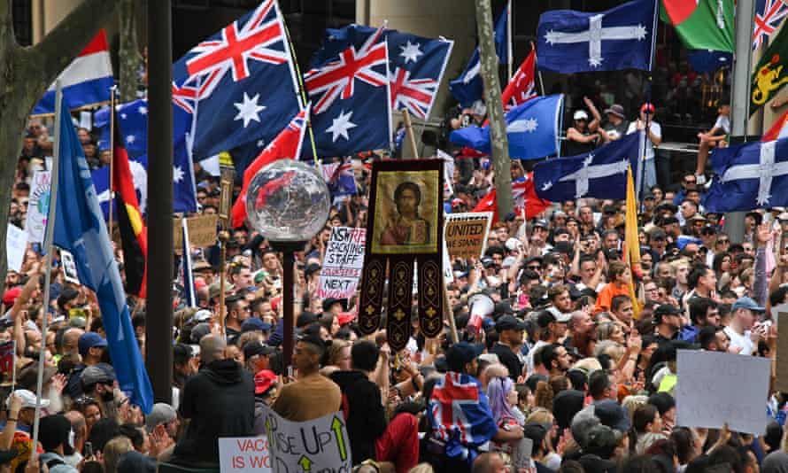 Australia Covid protests: Threats against ‘traitor’ politicians as thousands gather in capitals |  australian politics