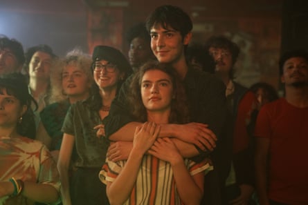 Young Alison (Florence Hunt) and young Daniel (Rory Walton-Smith) in Mix Tape.