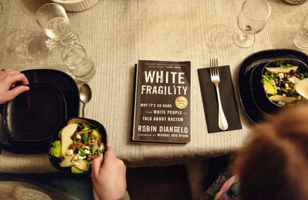 A copy of the book White Fragility. The participants are required to read it before attending the dinner.