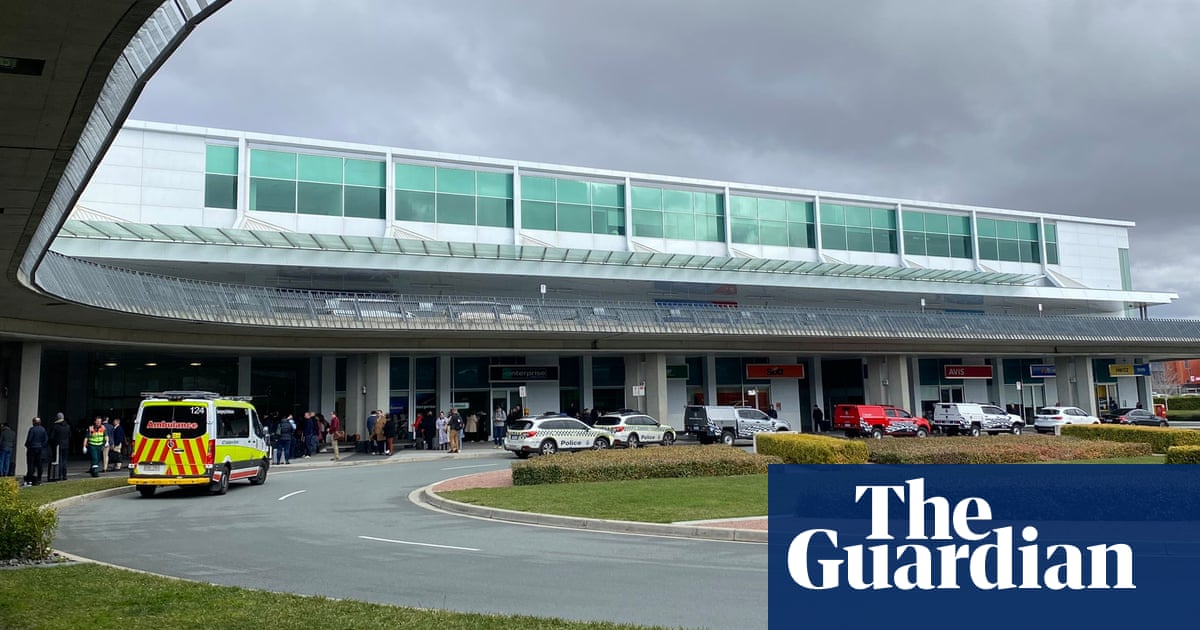 Gunman arrested after shooting incident at Canberra airport, with no injuries reported