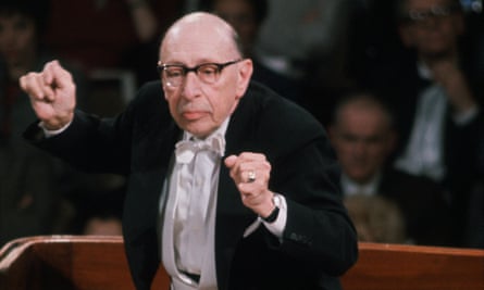 Stravinsky conducting in 1968