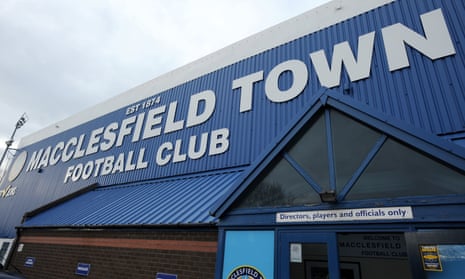 A general view of Macclesfield Town’s football ground, Moss Rose. The club have been relegated from League Two.