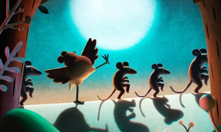 Animated antics … Robin Robin.