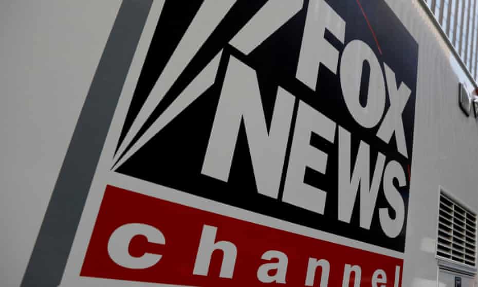 Fox News channel sign.