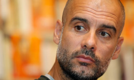 Pep Guardiola, the Manchester City manager.