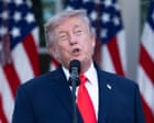 Trump again threatens 100% tariffs against any country imposing digital services tax on US firms – live