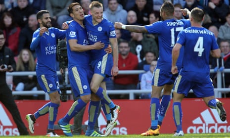Joy for Jamie Vardy and Leicester at Sunderland.