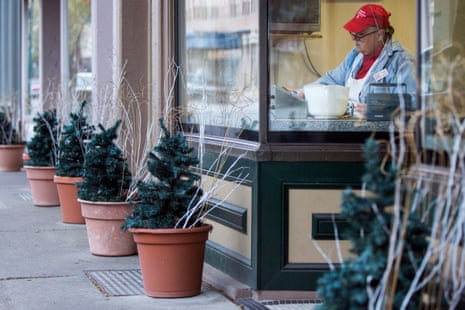 a man preparing chips