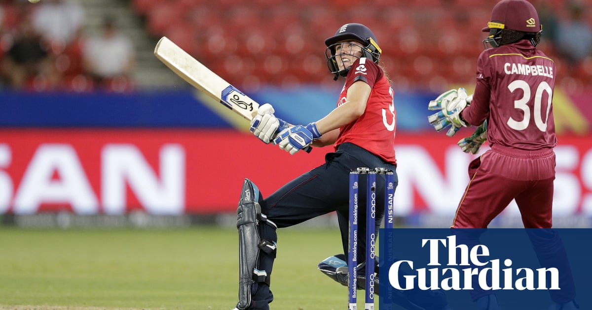 Nat Sciver fires England past West Indies and into T20 World Cup semis