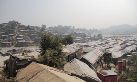 Unchiprang refugee camp near the Bangladesh-Myanmar border.
