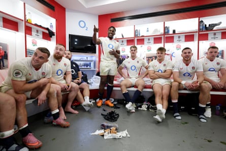 England’s players bask their triumph successful nan changing room