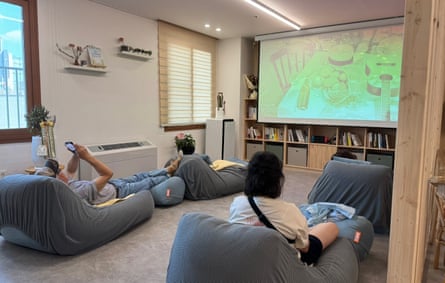 Those who visit the centres can watch a film or spend time in quiet company.