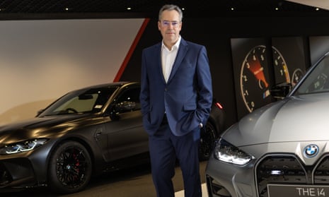 Chris Brownridge in BMW HQ in Farnborough