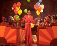 Diana Ross on the set of The Muppet Show in 1980.