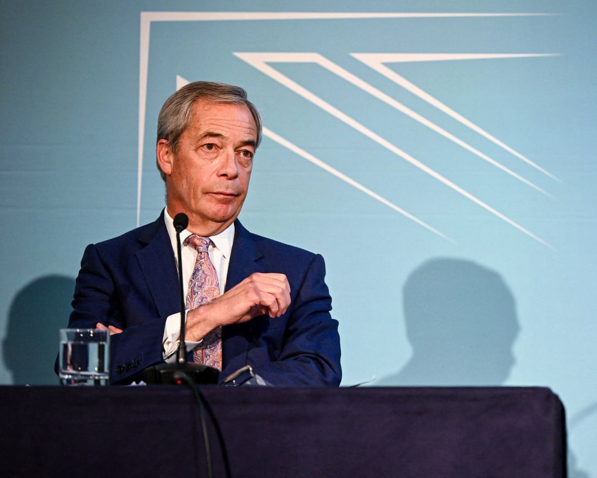 No 10 calls on Farage to urgently address 'disturbing allegations' of past racist behaviour | Nigel Farage | The Guardian