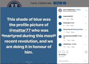 Blueforsudan Social Media Users Show Solidarity For Protester