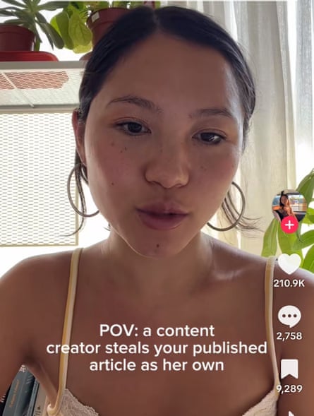 Esme Hewitt in TikTok video