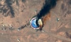 Trump tweets photo of Iran rocket site and says US 'not involved' in failed launch