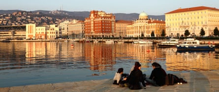 Trieste’s seafront: “a sort of anti-Southampton”.