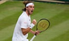Tsitsipas eases into Wimbledon last 16 while Medvedev battles past Fucsovics