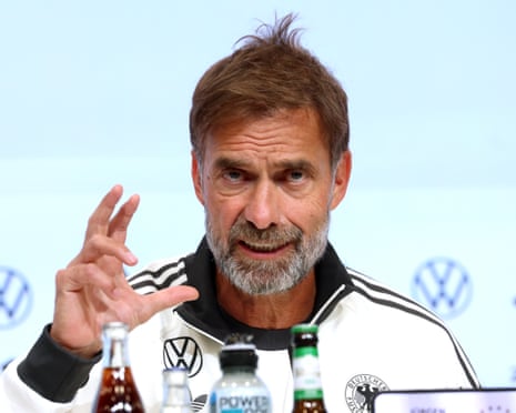 Jürgen Klopp speaks at a press conference