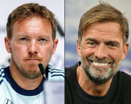 Julian Nagelsmann and Jürgen Klopp