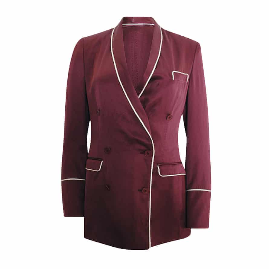 Burgundy silk