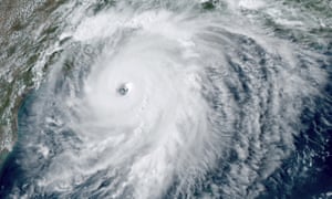 Hurricane Laura over the Gulf of Mexico on Wednesday at 4.50pm ET.