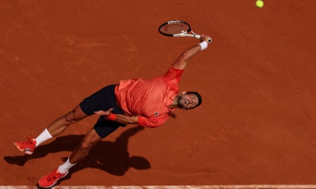 Novak Djokovic has been in imperious form in Paris.
