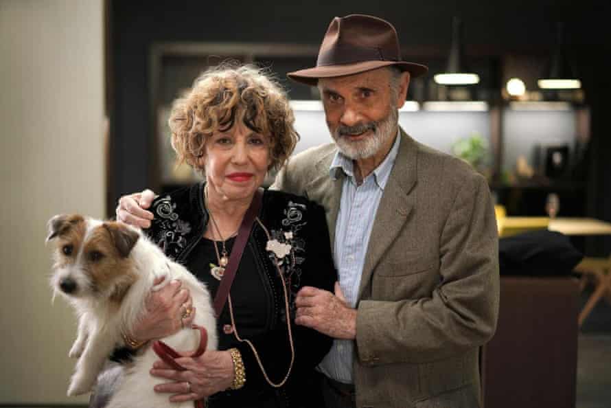 Rovère with Guy Marchand in the third season of Netflix hit Call My Agent!