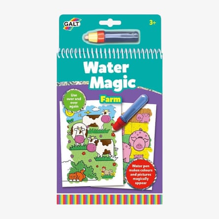 Galt Toys, Water Magic – Farm, Colouring Books for Children, Ages 3 Years Plus