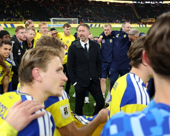 Graham Potter and Sweden revel in second chances to seize World Cup place | Jonathan Wilson