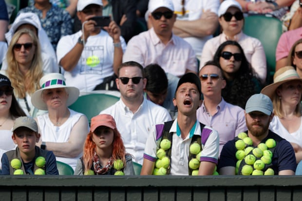 Tom Jenkins’ best shots of Wimbledon 2022 – in pictures | Wimbledon 2022 15 Tennis fans on Centre Court.