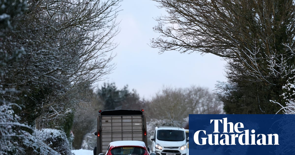 Travel disruption expected as snow and ice forecast across UK
